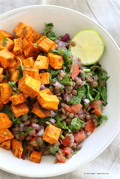 Curried Sweet Potato Lentil Salad Vegan Richa