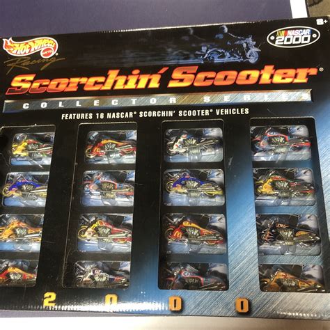 Hot Wheels Y K Scorchin Scooter NASCAR Collector Series Set Of MIB