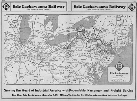 Lackawanna Railroad Map