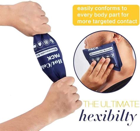 Gel Cold Hot Packs Reusable Warm Or Ice Packs For Injuries Hip Shoulder Knee Back Pain