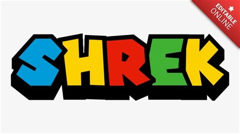 Shrek Super Mario Text Effect Generator