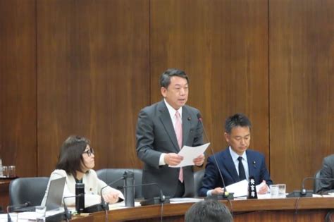 参議院予算委員会で質疑に答弁 高橋みつお 公式サイト