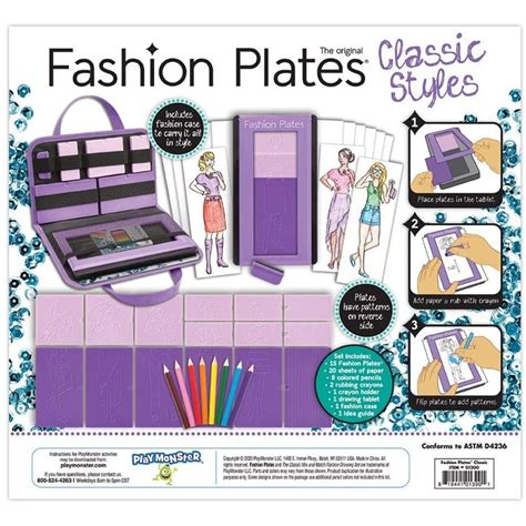 Fashion Plates Design Set By Playmonster