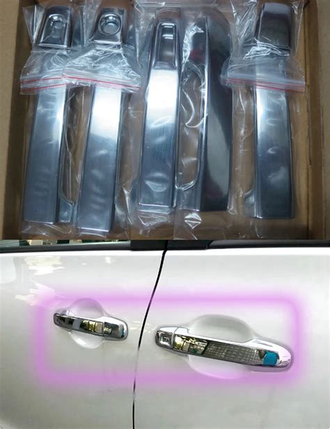 TTCR II Car Accessories For Toyota SIENTA 2016 ABS Chrome Door Handle