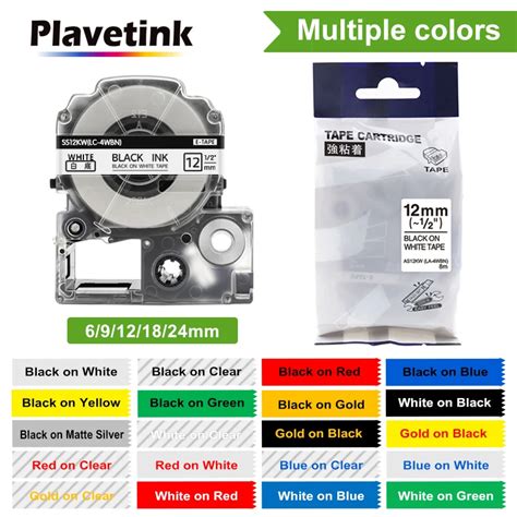 Plavetink Pc Ss Kw Label Tape Voor Lk Wbn Lc Wbn Lc Wbn Ss Kw