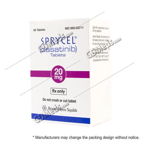 Sprycel 20mg 60 Tablet - GDMedz