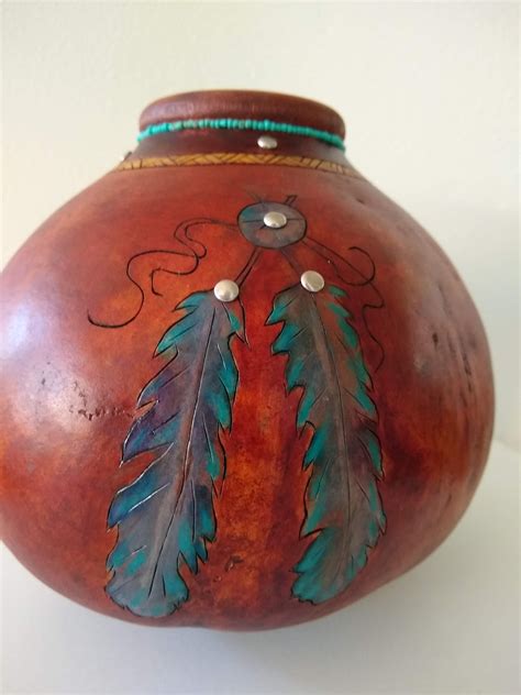 Gourd Art By Helene C De Baca