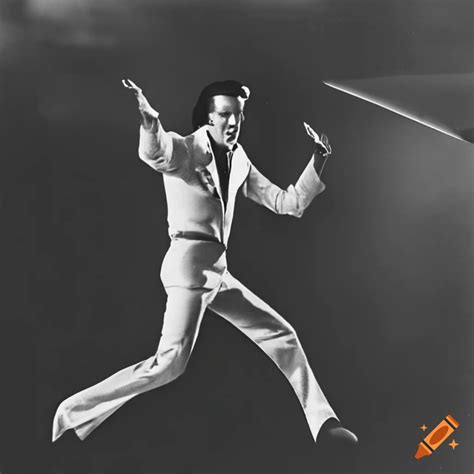 Elvis Presley Dancing On A Plane In The Sky On Craiyon