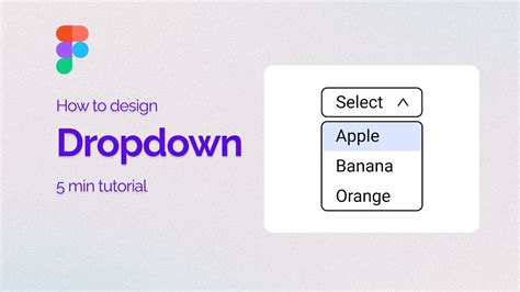 Dropdown Menu Figma H Ng D N Chi Ti T T A N Z