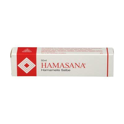 Hamasana Hamamelis Salbe G Shop Apotheke