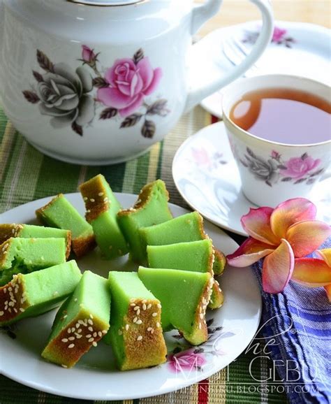 Dapur Tanpa Sempadan KUIH BAKAR BINGKA PANDAN Asian Desserts