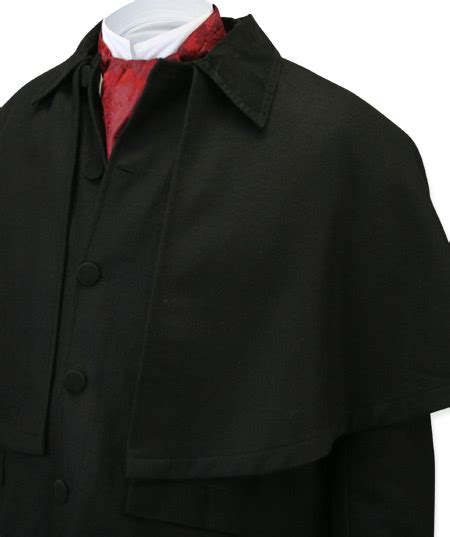 Coburn Great Coat Black Wool