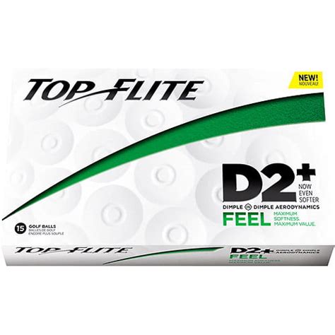 Top Flite D2 Feel Golf Balls, 12 Pack - Walmart.com - Walmart.com