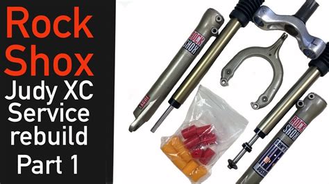 Pt Rockshox Judy Xc New Elastomers Overhaul Service Youtube