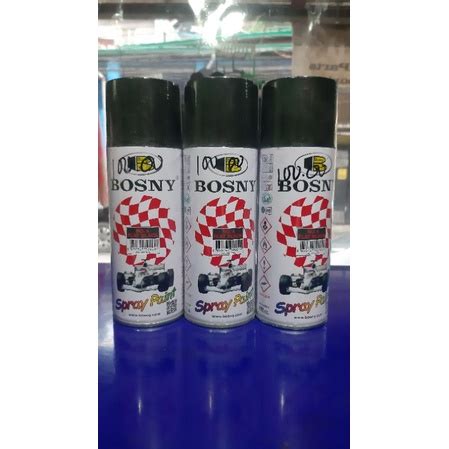 BOSNY SPRAY PAINT FLAT BLACK Shopee Philippines