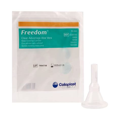 Coloplast Freedom Clear Advantage Male External Condom Catheter