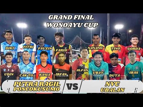 GRAND FINAL WONOAYU CUP RAMA IRFAN FARID CAKTO DIKI FAUZIN VS IBAS