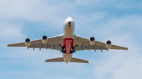 Emirates Airbus A380 Flies 500 Feet Above Springboks Rugby