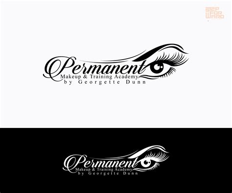 Serious Feminine Makeup Artist Logo Design For Permanent Makeup