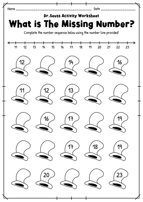 Dr Seuss Math Worksheets Kindergarten Printable Kindergarten Worksheets