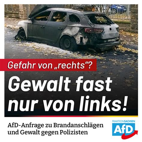 AfD Anfragen Brandanschläge auf Autos und Attacken auf Polizisten