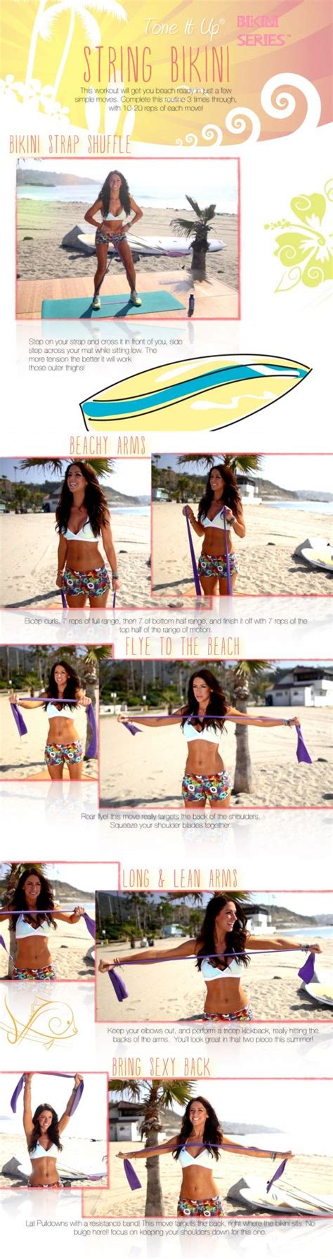 Tone It Up Blog Your New ☀thursday Workout ~ Surprise It S Your String Bikini Workout With