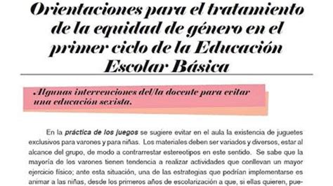 No Hay Que Tenerle Miedo A La Palabra Género Última Hora Noticias