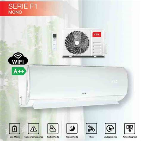 Climatizzatore Tcl S F S T Elite Serie F Smart Inverter Wifi Incluso