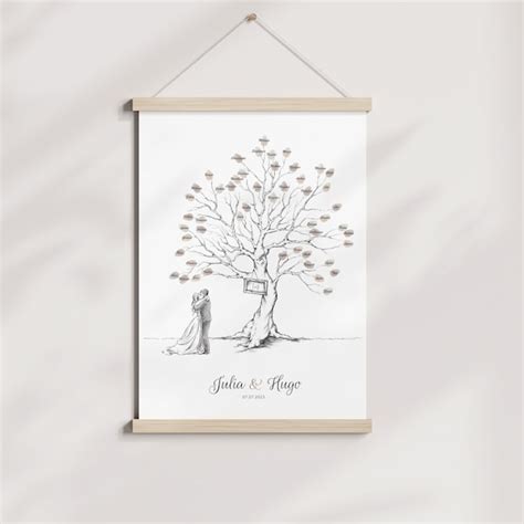 Arbre A Empreintes Mariage Etsy France