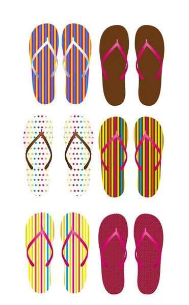 Colección de chanclas vector gráfico vectorial tikir1 imagen 10791316