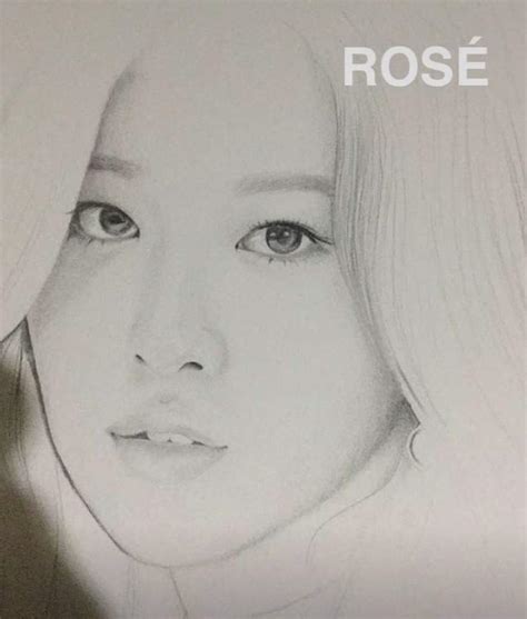 Rose Blackpink Drawing Outline Follow Along To Learn How To Draw Cute