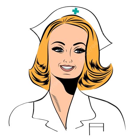 Beautiful Friendly And Confident Nurse Medical Adult Uniform Vector