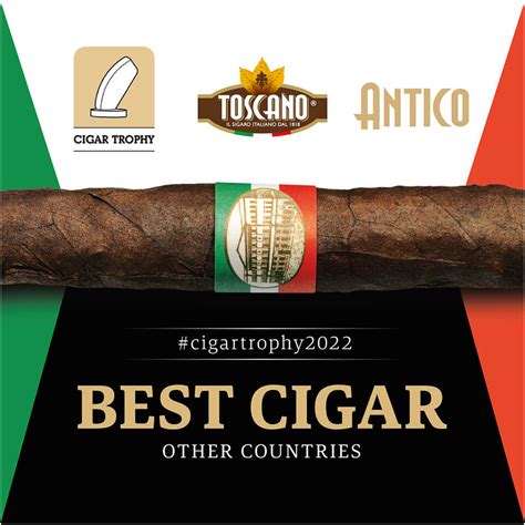 TOSCANO ANTICO Als BEST CIGAR Other Countries Ausgezeichnet