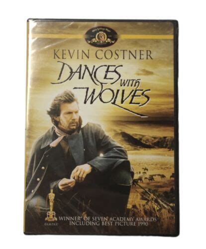 Dances With Wolves 1990 Kevin Costner Dvd Movie New Sealed