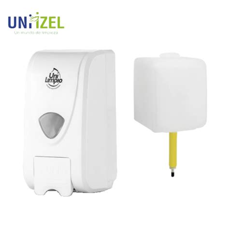 Dispensador de Jabón Líquido o Gel Antibacterial Unilimpio con botella