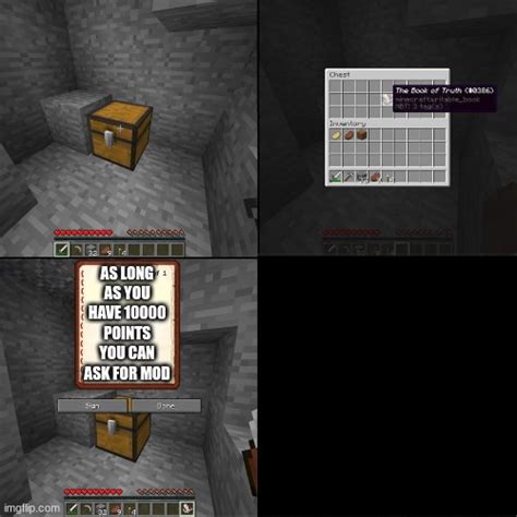 Book Of Truth Minecraft Imgflip