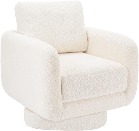 Amazon COLAMY Swivel Accent Chair Sherpa Barrel Chair360 Swivel