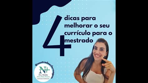 Dicas Important Ssimas Para Melhorar O Seu Curr Culo Para Ingressar