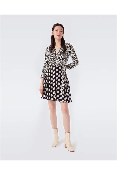 Buy Diane Von Furstenberg Irina Silk Jersey Wrap Dress Natural At 50