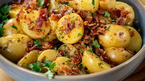 Best Warm Bacon Potato Salad No Mayo Jawns I Cooked