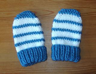 Ravelry: easy knit baby mittens pattern by marianna mel