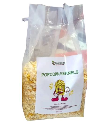 Popcorn Kernels (Popping corn) 1kg - Zing Foods