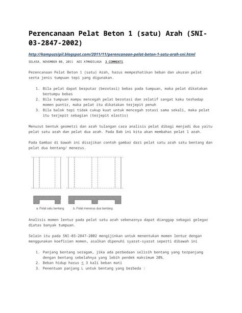 Docx Perencanaan Pelat Beton 1 Dokumentips