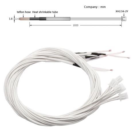 Meltbro NTC 3950 100K Thermistor Mit JST XH 2 54 Stecker