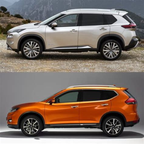 Comparación visual Nissan X Trail 2023 tremenda y convincente