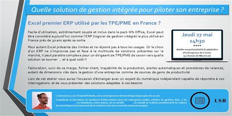 Quelle Solution De Gestion Intégrée Utiliser Pour Piloter Son