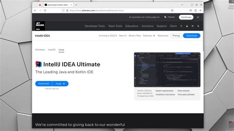 Installer Intellij Idea Community Edition Sur Linux Ubuntu Youtube