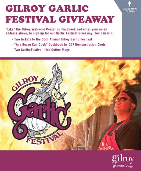 Win Gilroy Garlic Festival Tickets on Facebook | Gilroy, CA Patch