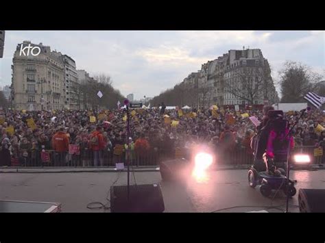 Marche Pour La Vie 2023 Dans La Rue Contre Leuthanasie Et LIVG KTOTV