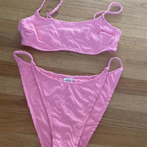 Super Cute Hot Pink Bikini The Bottoms Are Large Depop